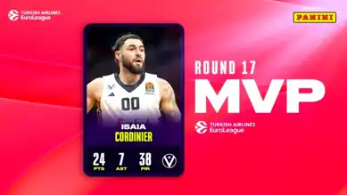 Cordinier, EuroLeague'in Haftanın Yıldızı!