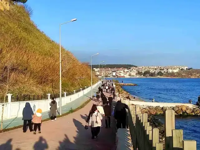 Tekirdağ'da Güneşli Ocak Günü