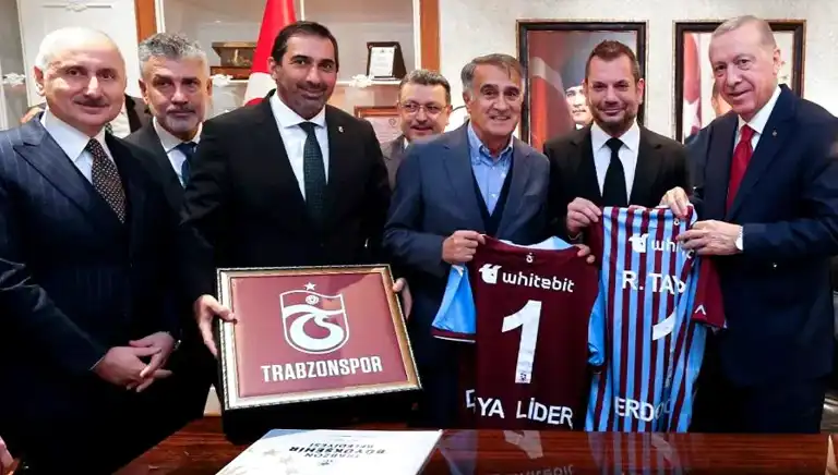 Trabzonspor, Erdoğan'a Teşekkür Etti